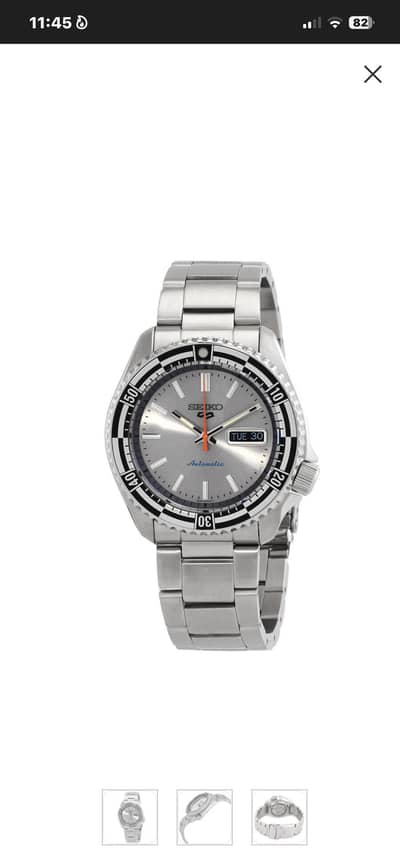Seiko 5 Sports Automatic Silver Dial Men’s Watch