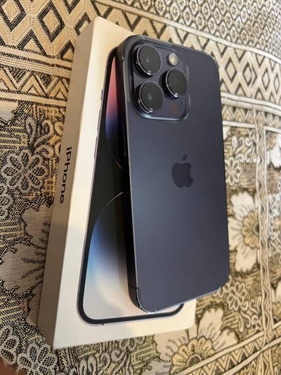 iPhone 14 Pro 128GB, Navy Blue, 10/10 Condition, with box & charger
