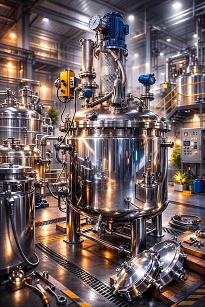 Stainless Precision Mixing Solutions for Pharma, Cosmetics & Textiles