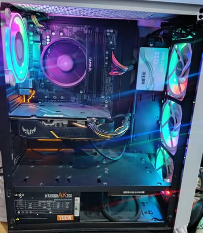 GAMING PC  WITH 23 INCHES DELL MONITER