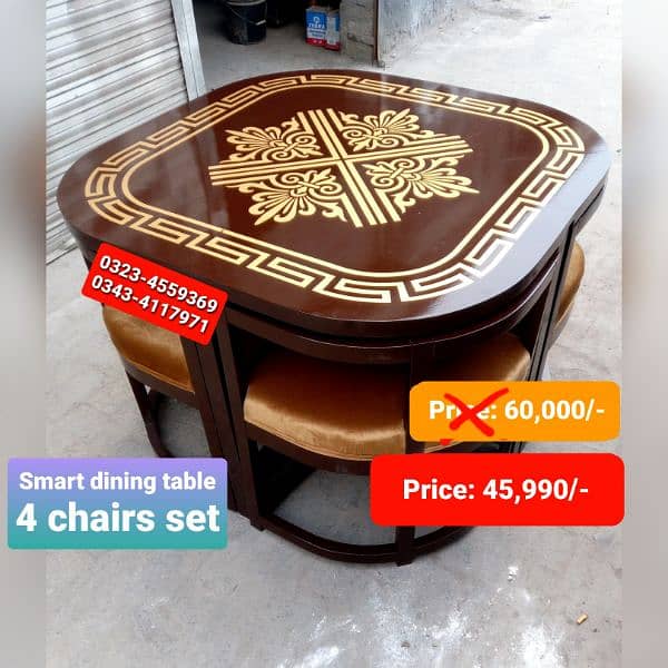 Dining table / Smart dining table / round table dining set / table 1