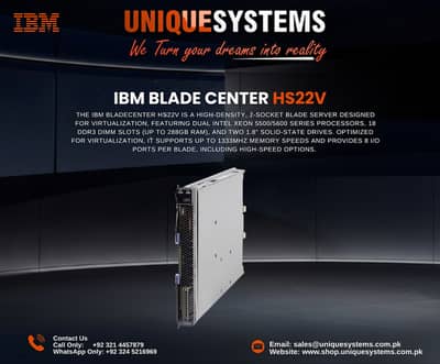 IBM BladeCenter HS22V Server - Business Systems International - BSI