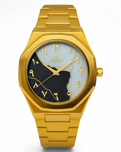 Crysma Men’s Luxury Stainless Steel Watch Stylish Durable Crysma chain