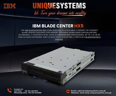 IBM BladeCenter HX5 Xeon Processor Server – Best for Business