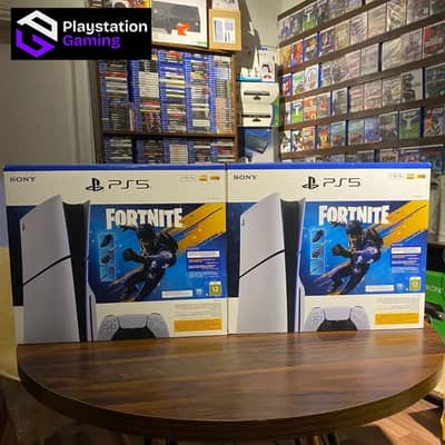 PS5 SLIM BRAND NEW JUMBO SEALED WITH FORTNITE VOUCHER