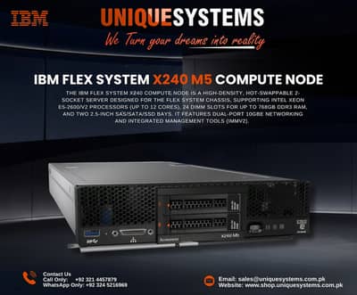 IBM Flex System x240 M5 Compute Node – High Performance Server