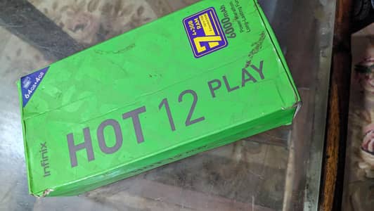 infinx hot 12 play with box