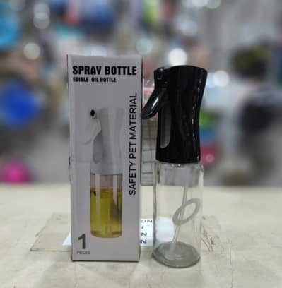 BEAUTIFUL OIL SPRAY BOTTLE IN BLACK AND WHITE COLOUR