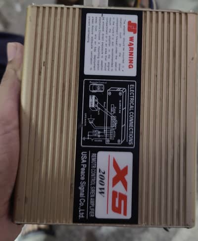 Car hooter siren x5 200 watt device only