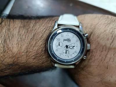 From Argentina Original Paddle Chronograph date stainless watch