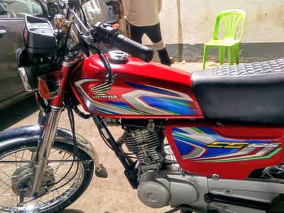 Honda CG 125 Euro Red – Original Condition – Karachi