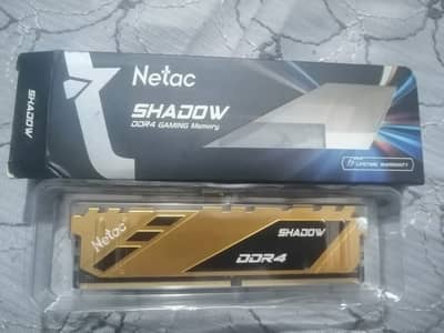 Netac Shadow 8GB DDR4 Gaming RAM – Brand New Box Pack
