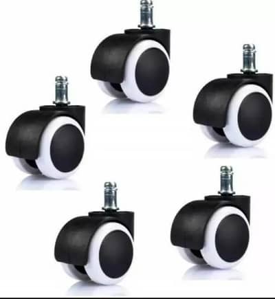 wheels / casters - set of 5 - All kind of Revolving and Computer Chair