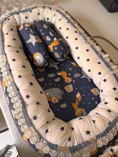 Baby Boy Carry Cot / Carry Bed / Newborn Baby