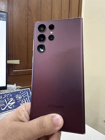 S22 Ultra Official PTA Approved with charger & Samsung original watch