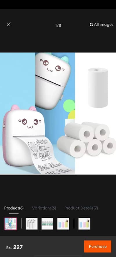 2 piece available hai  5000 me dydunga Mini Bluetooth Thermal Printer