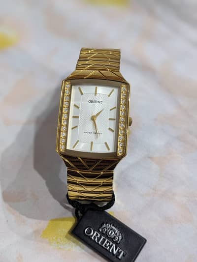 orient watch gold-plated