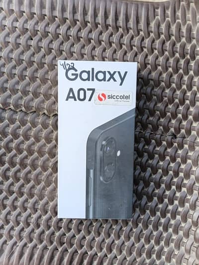 Samsung  A 07 complete box 4/128