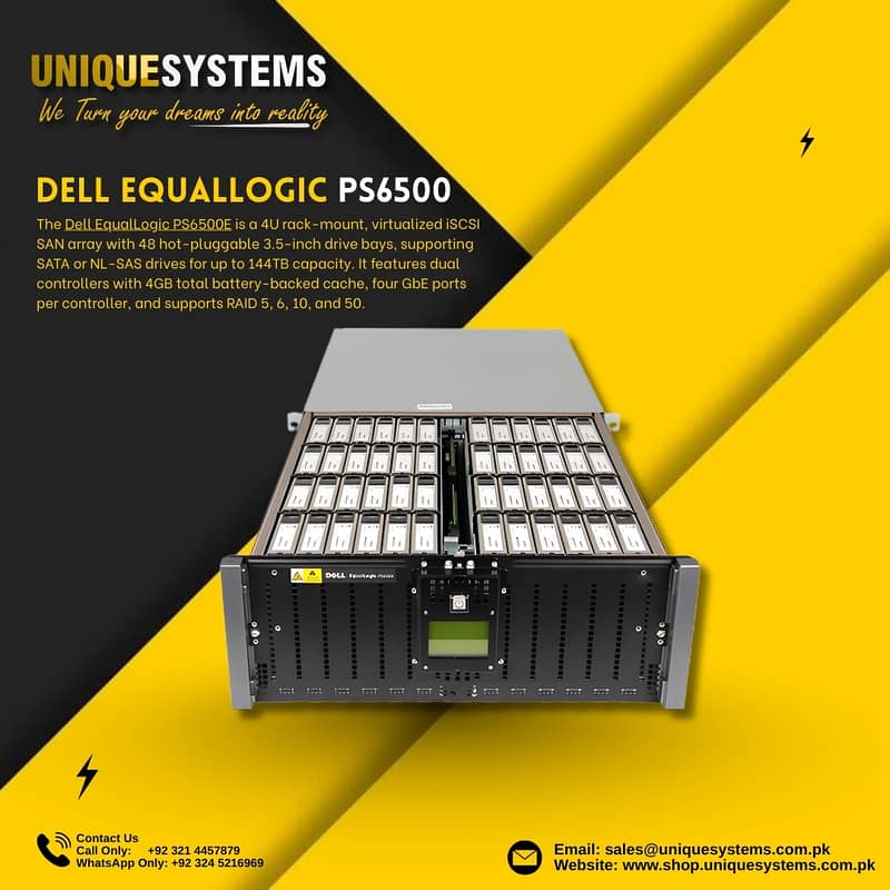 Dell EqualLogic PS6500 – Data Center Storage Solution | Server 0