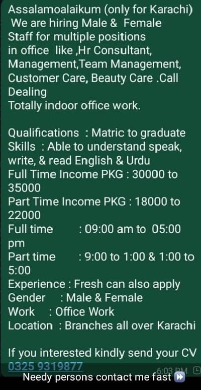 Work on beauti clear products