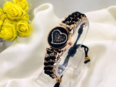 Elegant Heart Dial Luxury Bracelet Watch for Women –