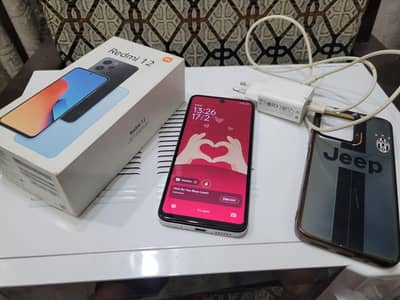 Redmi 12 8 128 no open no fault full box  complete saman