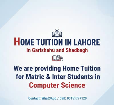 Male Teacher Are Avalaible For Home tuition I