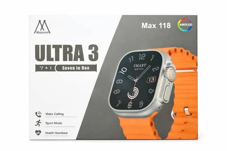 Smart Watch Ultra 3 (Box Pack)