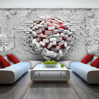 3D Wallpaper | Room Wallpaper | Office Wall | Canvas Sheet | Mural
