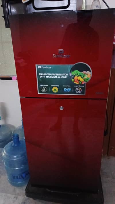 Dawlance 9140WB AVANTE PEARL RED Double Door Refrigerator