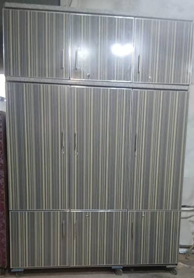 wardrobe \ wooden Almari \ Double Door Wardrobe \ cabinet