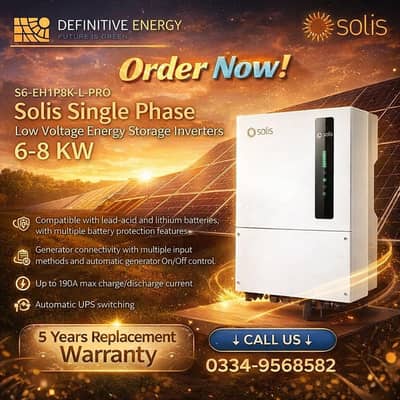 Solar Inverter Solis Hybrid Inverters and Lithium Ion Battery
