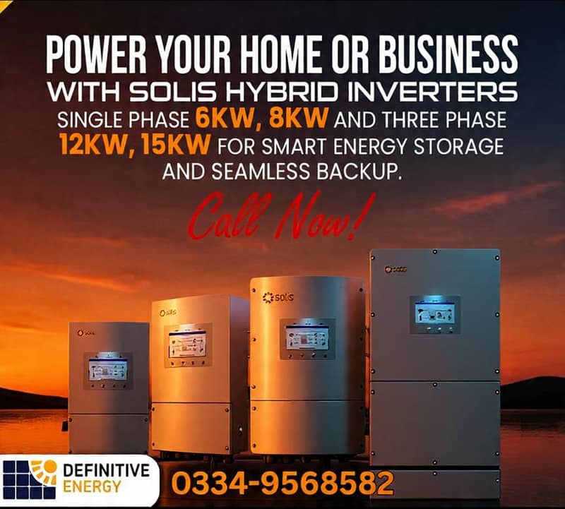 Solar Inverter Solis Hybrid Inverters and Lithium Ion Battery - Solar ...