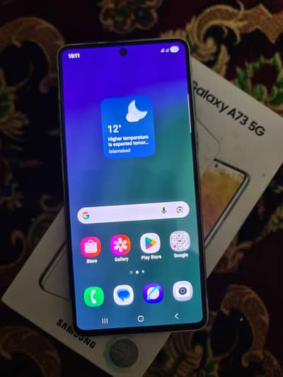 samsung A73 5g 256gb official pta approved