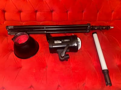 Godox Sl 100d 3in1 bundle (Video light + RGB stick + Stand)