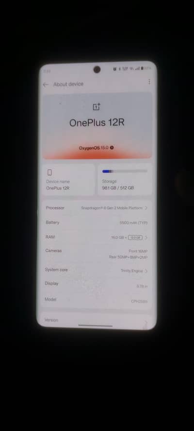 One Plus 12R 16/512 Gb 10 by 10 Condition