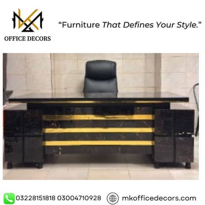Executive Office Table 3x6 – Stylish & Durable