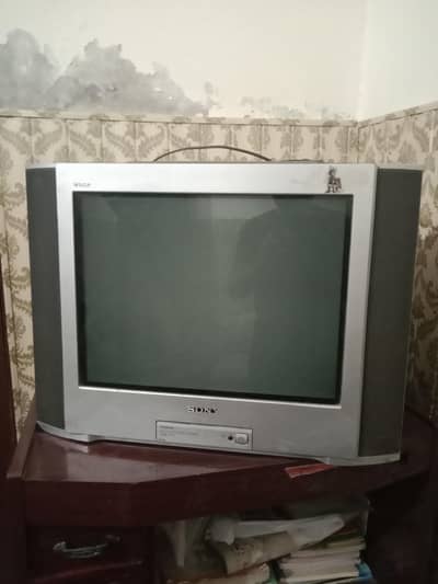 Sony TV with TV trolly for sale contact 03067276246
