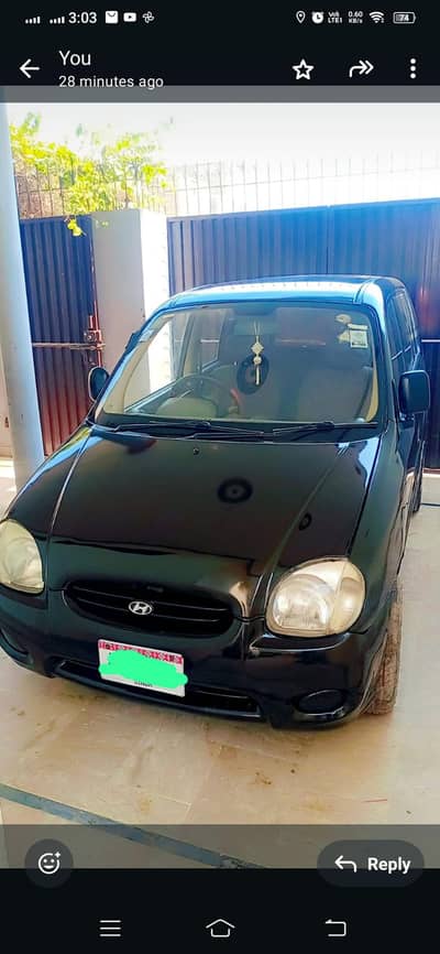 santro 2001 location Multan Engin 100%