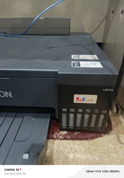 6 Colour Epson L8050 printer