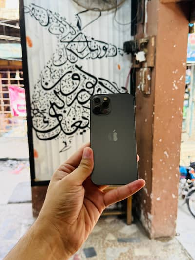 iphone 12 Pro 256GB PTA 92 Health Genuine Waterpack