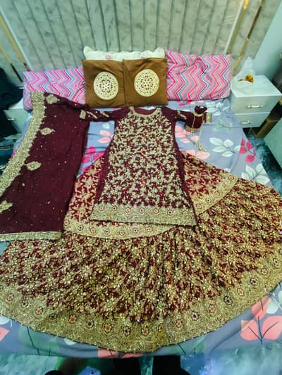 farshi lehenga / bridal lehenga in halfprice 48000