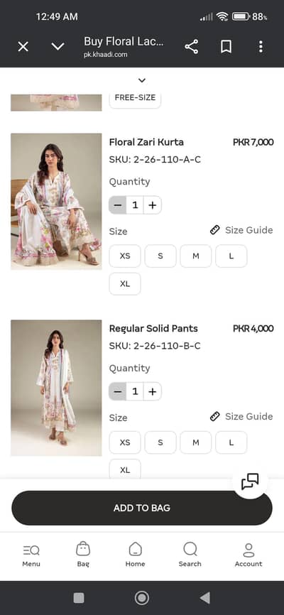 original khaadi ready to wear. . .