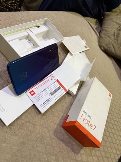 Redmi Note 7 Dual Sim Pta Approved with box First Hand very less used