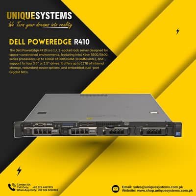 Dell PowerEdge R410 Dual Processor Server – Ready to Deploy