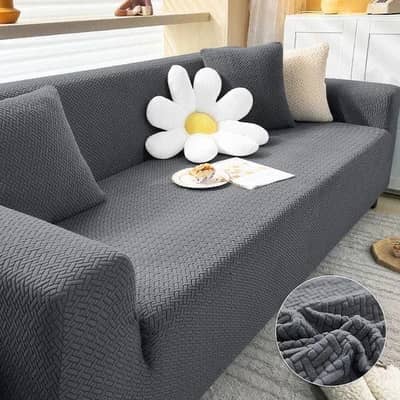 SOFA COVER | VELVET JACQUARD SOFA SOFA COVER | SOFA CUM BED COVER |