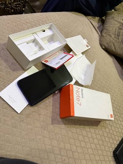 Redmi Note 7 Dual Sim Pta Approved with box First Hand very less used