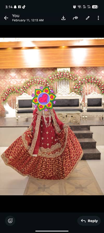 Farshi lehnga ,good condition