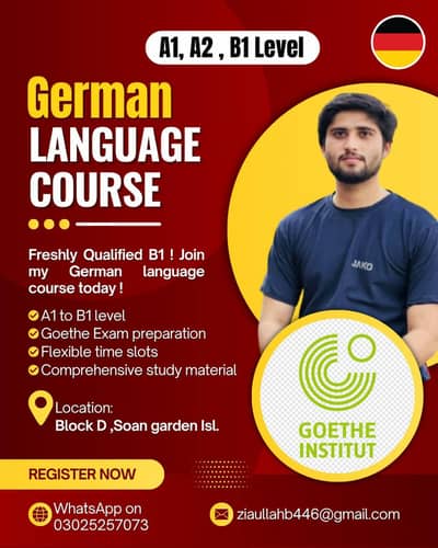 German language courses . A1. A2. B1