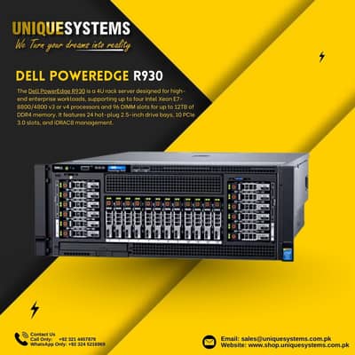 Dell PowerEdge R930 Enterprise Server – Excellent Condition